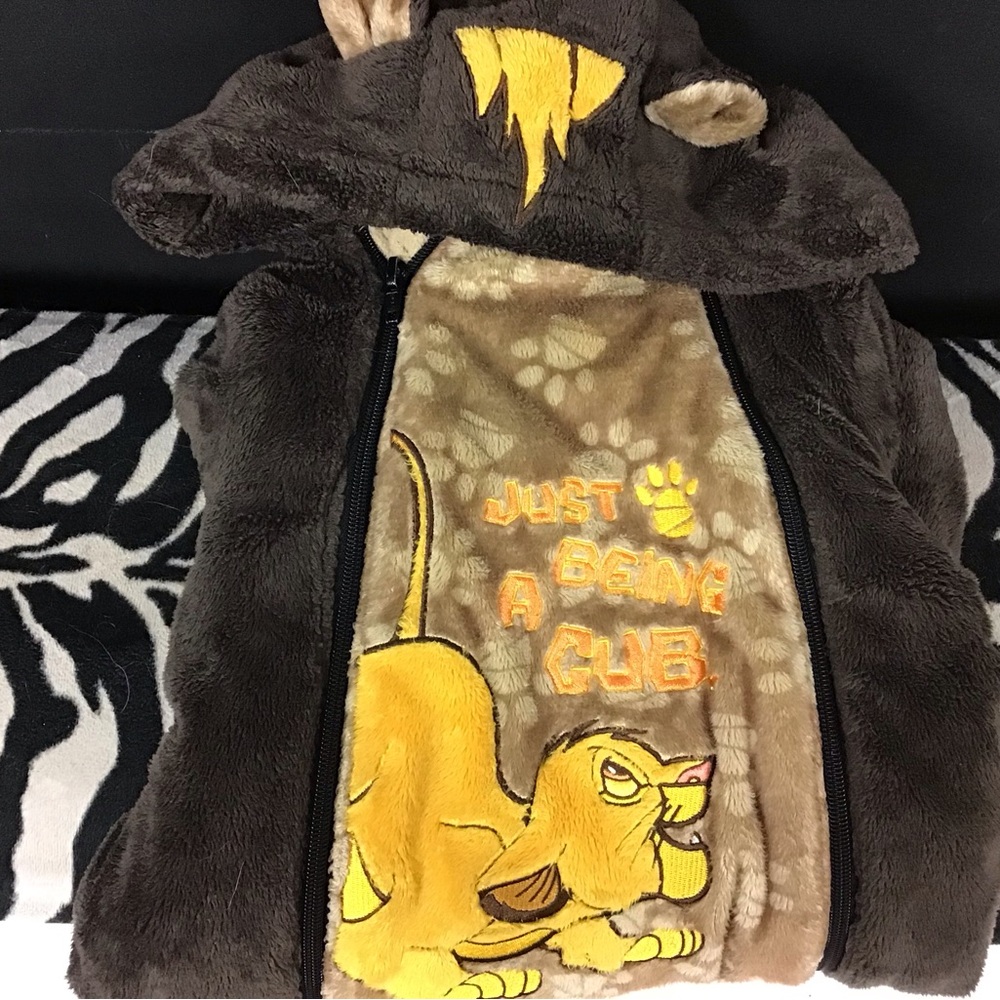 Disney Brown and Tan Lion Cub Kids Jacket